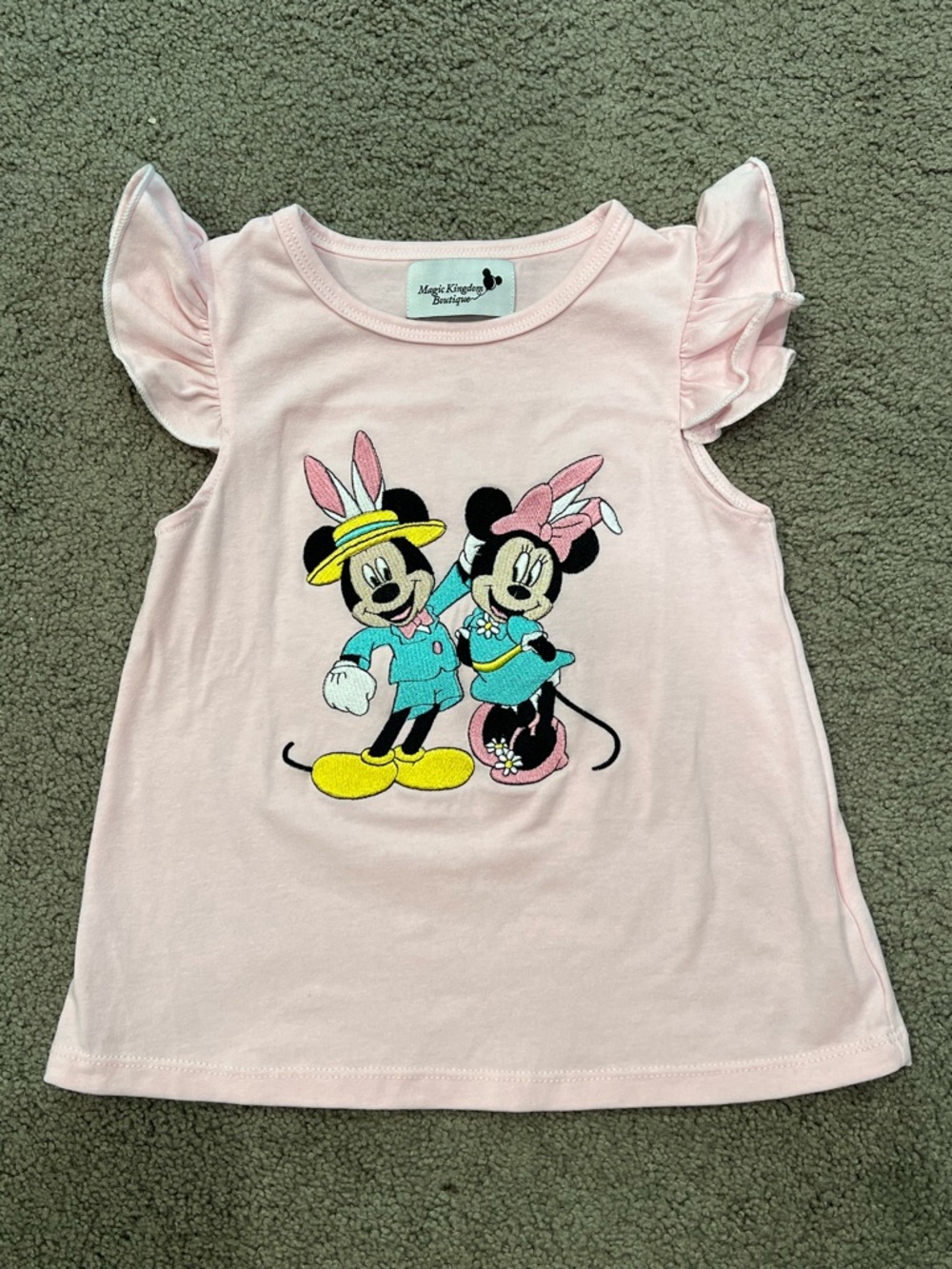 Minnie and Mickey Pink Easter Shirt